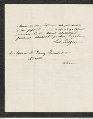 Nachlass Franz Steindachner, Brief von Eduard J.J. Degen an Franz Steindachner, Inv.Nr. 102.01, Seite 2